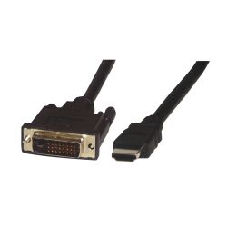 HDMI cable A male / DVI-D male - 3 m