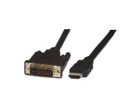 Câble HDMI A mâle / DVI-D mâle - 3 mètres