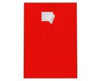 Box 2,400 fluorescent labels, rectangular, 70 x 37 mm