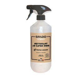 Savon noir à l'huile de lin Spado parfum amande - Spray 750 ml