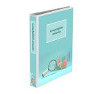 Classeur 4 anneaux cartonné Bruneau personnalisable A4 - Dos 4,5 cm blanc