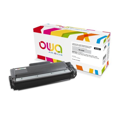 Tóner Owa compatible con Brother TN2320 negro (2600 páginas)