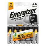 Blister van 6 batterijen LR06 Energizer Power 