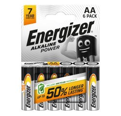 Energizer Power - Pak van 6 alkaline AA / LR06-batterijen - 1,5 V