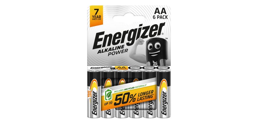 Blister de 6 piles LR06 Energizer Power