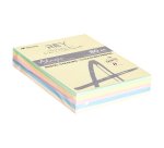 Papier A4 couleurs pastel 80 g Rey Adagio - Ramette de 5 x 100 feuilles