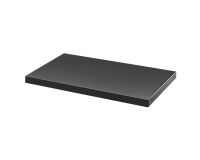 Set mit 2 schwarzen Einlegebrettern für Rollladenschrank Breite 100 cm