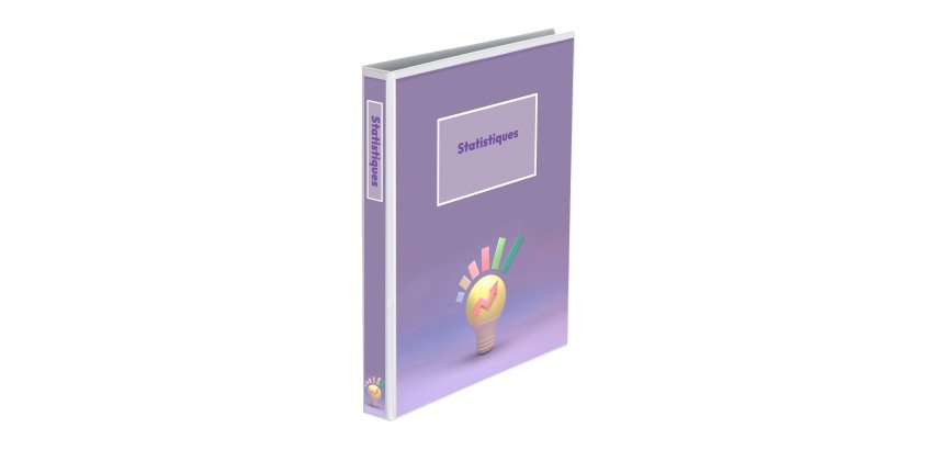 Classeur 4 anneaux cartonné Bruneau personnalisable A4 - Dos 3,5 cm blanc