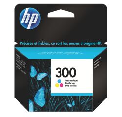 HP 300 cartucho original tricolor (165 páginas)
