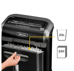 Powershred 79Ci Shredder - Cross-Cut P-4 - 16 Sheets - Fellowes