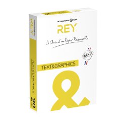 Papel A4 blanco 90 g Rey Text & Graphics - Paquete de 500 hojas