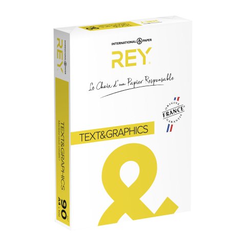 Papel A4 blanco 90 g Rey Text & Graphics - Paquete de 500 hojas