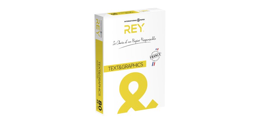 Papier A4 blanc 80 g Rey Text & Graphics - Ramette de 500 feuilles