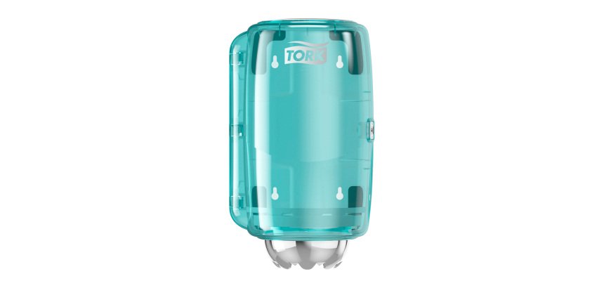 Verdeler voor mini afdroogrollen Tork M1 blauw
