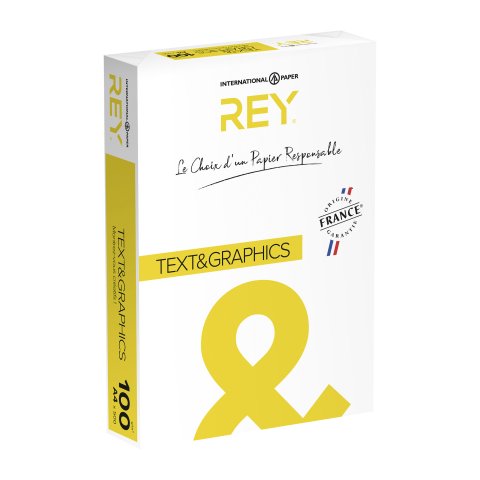 Papel A4 blanco 100 g Rey Text & Graphics - Paquete de 500 hojas