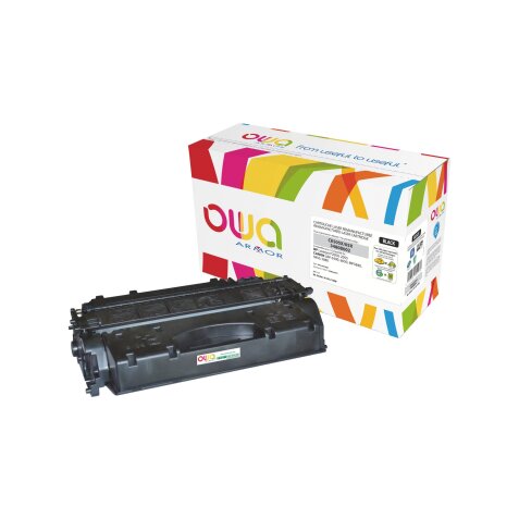 Tonerkartusche Owa HP 05X-CE505X schwarz für Laserdrucker