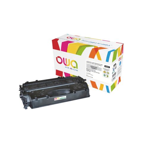 Tóner Owa compatible con HP 05X (CE505X) negro de alta capacidad (6500 páginas)