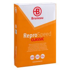 Paper A4 white 80 g Bruneau Reprospeed - Ream of 500 sheets