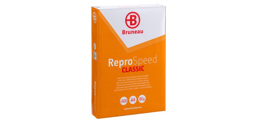 Papier A4 wit 80 g Bruneau Reprospeed - Riem van 500 vellen