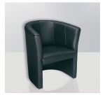 Fauteuil Tabby revêtement crôute de cuir