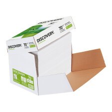 Papel blanco A4 70 g Discovery - Caja de 2500 hojas