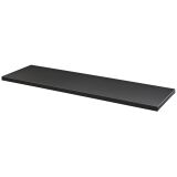 Lot von 2 schwarzen Metallregalböden für  abnehmbaren Jalousienschrank Breite 120 cm