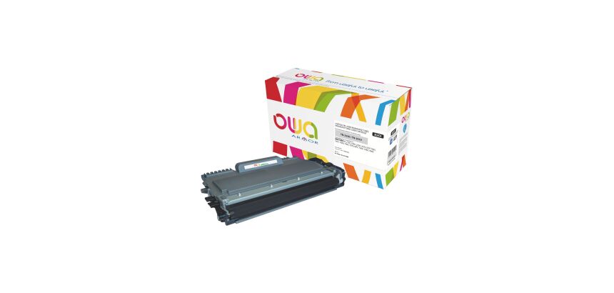 Toner Owa compatible Brother TN2220 noir pour imprimante laser