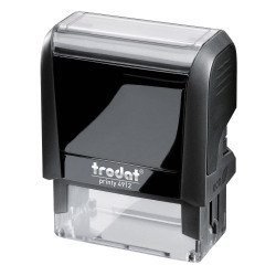 Tampon texte personnalisable Printy 4912 Trodat monochrome 4 lignes