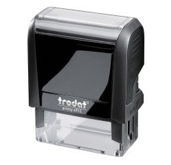 Tampon texte personnalisable Printy 4912 Trodat monochrome 4 lignes