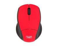 Souris sans fil compacte rouge