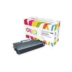 Toner Owa compatible Brother TN2210 noir pour imprimante laser