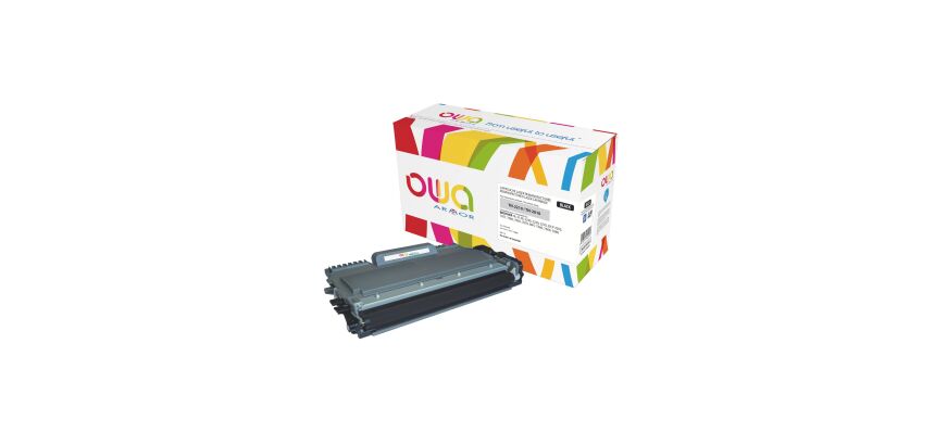 Toner Owa compatible Brother TN2210 noir pour imprimante laser