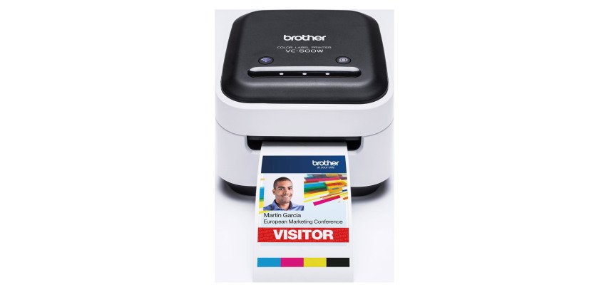 Imprimante d'étiquettes couleur Brother VC-500WCR