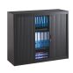 Armoire basse à rideaux démontable hauteur de comptoir 100 x 120 cm