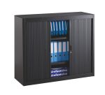 Armoire métal à rideaux démontable Classique H 100 x L 120 cm unicolore