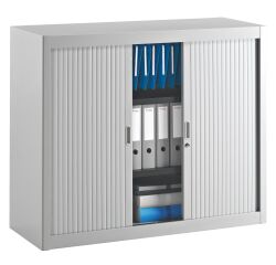 Armoire métal à rideaux démontable Classique H 100 x L 120 cm unicolore