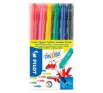 Feutres Pilot Frixion Colors couleurs assorties - Pochette de 6