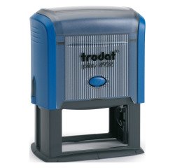 Trodat Printy 4928 Formato Grande sello con texto personalizable 7 líneas 60 x 33 mm monocromo