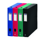 Boîte de classement plastique Oxford Memphis dos 6 cm couleurs assorties classiques