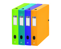 Klassifizierungsbox Plastik Elba Memphis Rücken 6 cm Sortiment von trendy Farben 