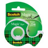 Dévidoir adhésif Scotch invisible - Largeur 19 mm x longueur 7,5 m