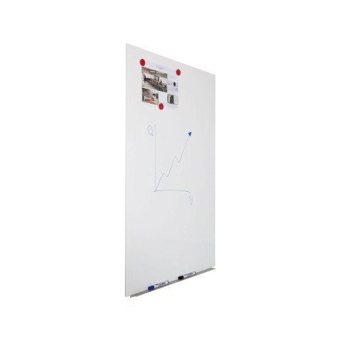 Pizarra blanca lacada sin marco CEP 75 x 115 cm