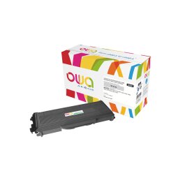 Toner Owa compatible Brother TN2120 noir pour imprimante laser