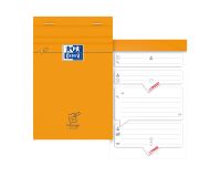 Notitieblok Oxford telefonische boodschappen 110 x 170 mm - 160 pagina's - Franstalige versie
