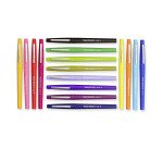 Stylo feutre Papermate Flair Tropical écriture moyenne - Pochette de 16 couleurs assorties