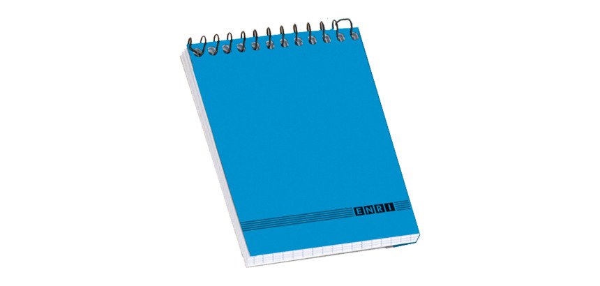 Bloc de notas cuadriculado con tapa Enri 75 x 105 mm