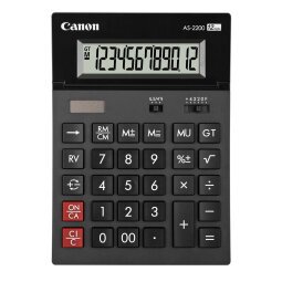 Calcolatrice da tavolo Canon AS-2200 12 cifre grigio