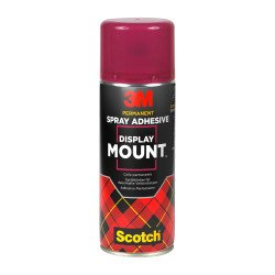 Aerosol glue Scotch display Remount permanent decorative