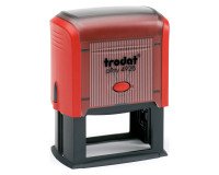 Trodat Printy 4928 Formato Grande sello con texto personalizable 7 líneas 60 x 33 mm monocromo