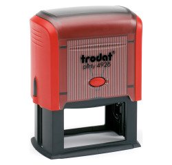 Trodat Printy 4928 Formato Grande sello con texto personalizable 7 líneas 60 x 33 mm monocromo